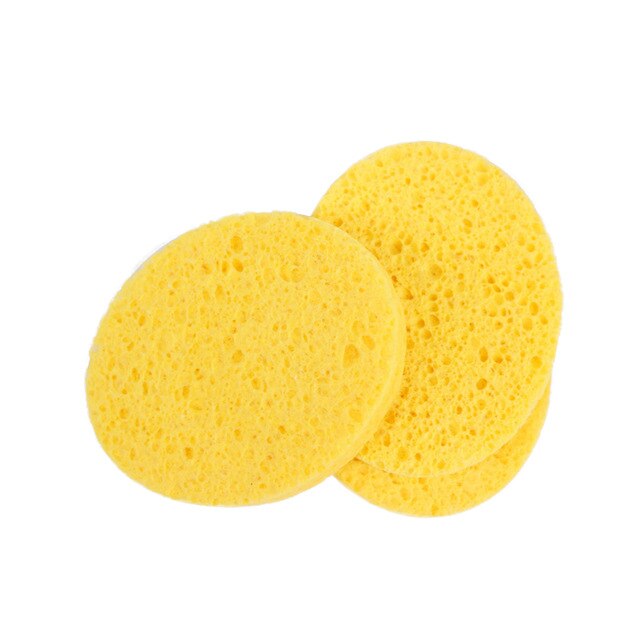 1 Pcs Oval Shape Makeup Sponge Face Cleaning Sponge Cosmetic Puff Reusable Puff Facial Cleaner Skin Clean Tools