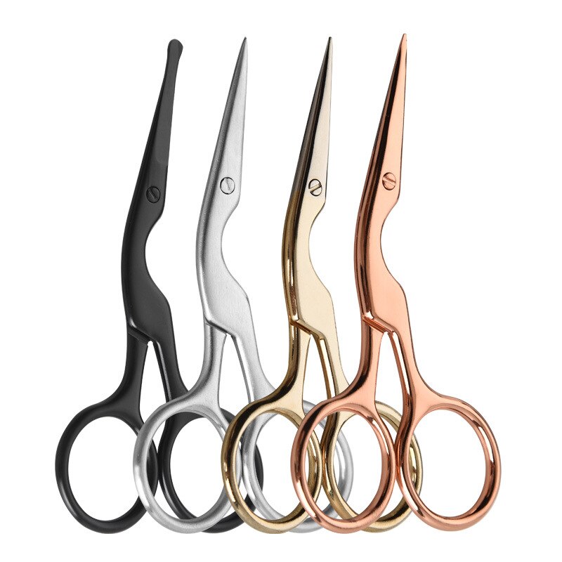 1 Pcs Professional Stainless Steel Eyebrow Scissor Makeup Trimmer Facial Hair Remover Scissor Cutter Nail Manicure Cuticle Tool