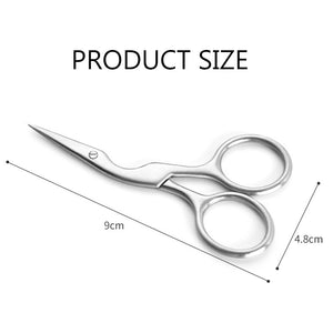 1 Pcs Professional Stainless Steel Eyebrow Scissor Makeup Trimmer Facial Hair Remover Scissor Cutter Nail Manicure Cuticle Tool