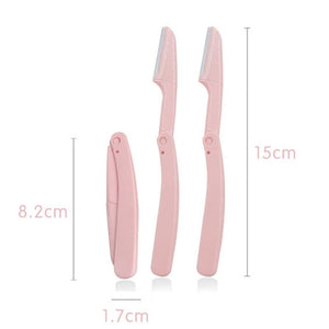 1 Pcs  Professional Trimmer Safe Blade Shaping Knife Eyebrow Blades Face Hair Removal Scraper Shaver Makeup Beauty Tools