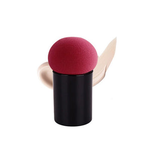 1Pcs Fashion Pro Bevel-shaped Bullet Handle Puff Makeup Foundation Beauty Pen Sponge Puff Make Up Sponge Women Cosmetic Brushes