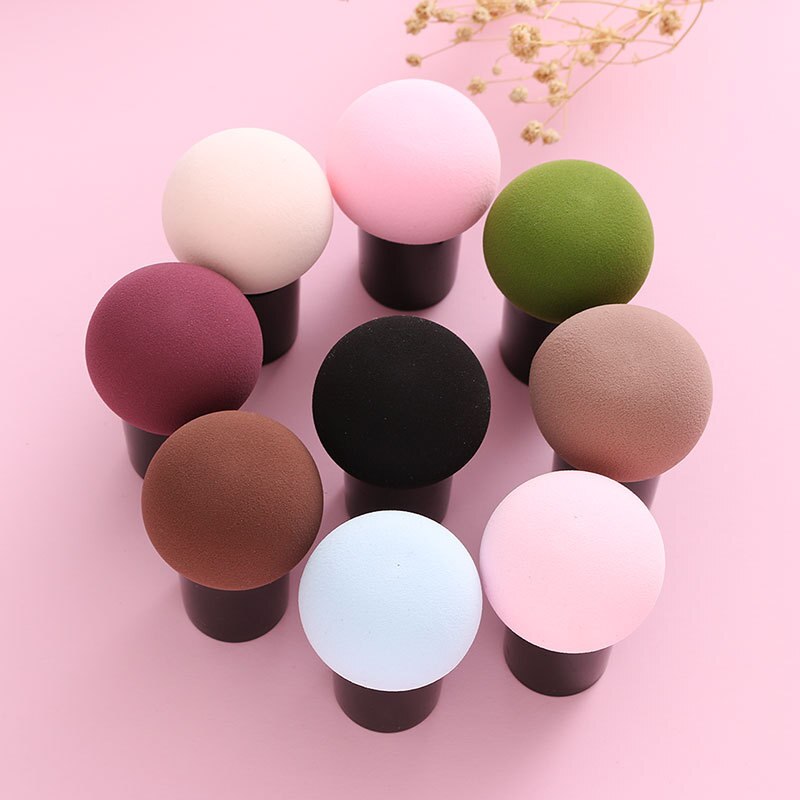 1Pcs Fashion Pro Bevel-shaped Bullet Handle Puff Makeup Foundation Beauty Pen Sponge Puff Make Up Sponge Women Cosmetic Brushes