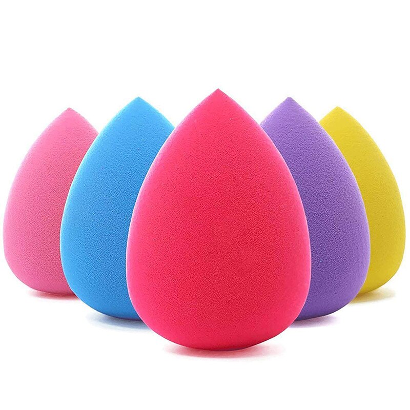 1Pcs Makeup Sponge 5 Different Color Sponge Beauty Foundation Blending Puff Flawless Makeup Sponges