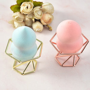 1Pcs Metal Makeup Sponge Holder Makeup Puff Rack Blender Storage Rack Sponge Drying Stand Holder Makeup Brushes Puff Drying Tool