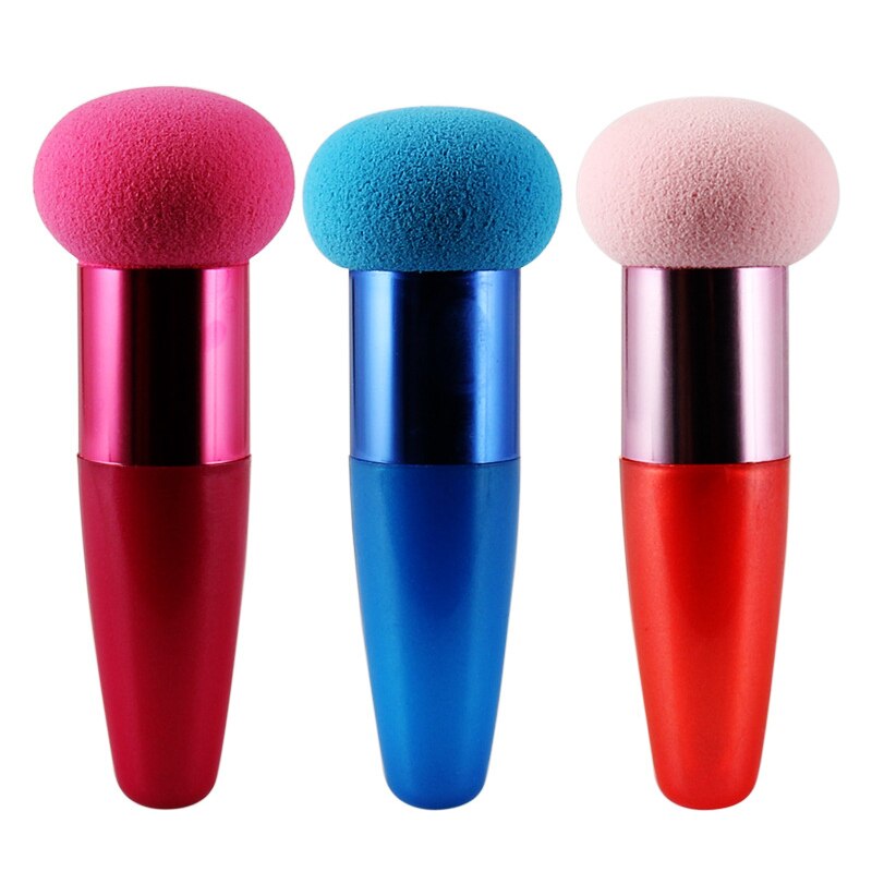 1Pcs Mushroom Head Foundation Powder Sponge Beauty Cosmetic Puff Face Makeup Brushes Tools with Handle