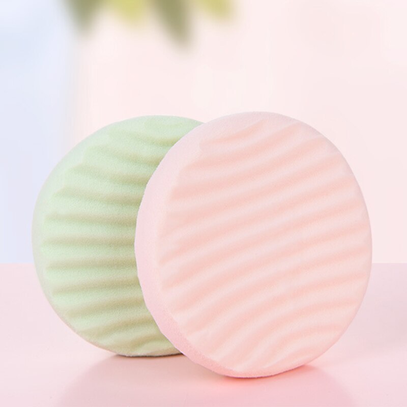 1Pcs Soft Wood Pulp Sponge Cellulose Compress Cosmetic Puff Facial Washing Sponge Face Care Cleansing Makeup Remover Tools