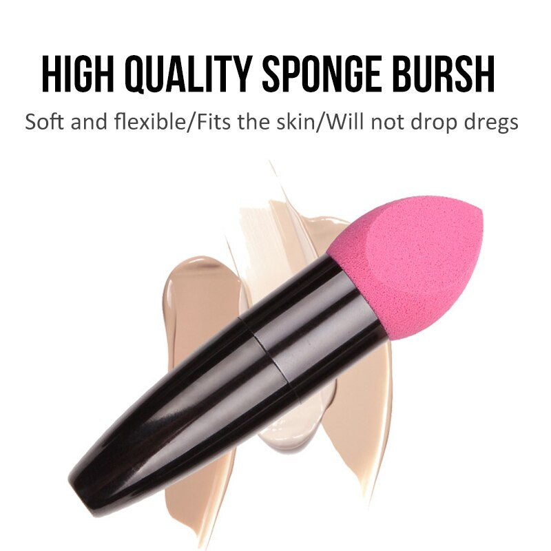 1Pcs Women Mushroom Head Foundation Powder Sponge Beauty Cosmetic Puff Face Makeup Brushes Tools with Handle