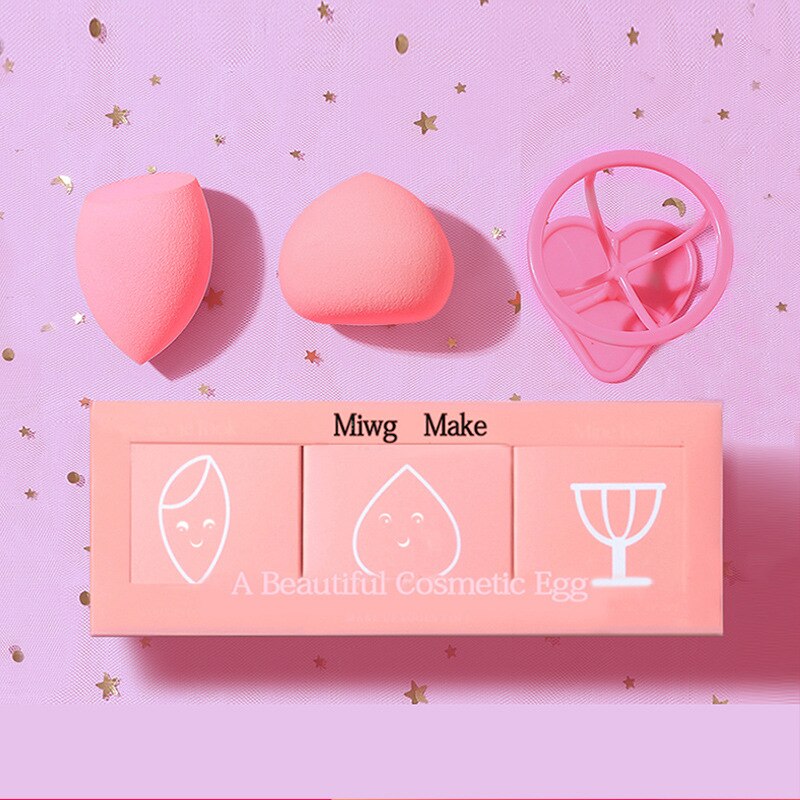 1Set Makeup Sponge Professional Cosmetic Puff For Foundation Concealer Cream Make Up Soft Water Sponge Puff Wholesale