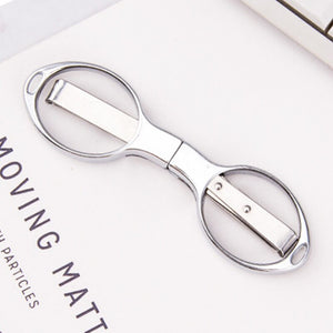 1pcs Foldable Stainless Steel Eyebrow Trimmer Facial Dermaplaning Makeup Tools Safe And Portable