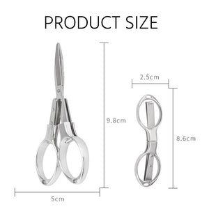 1pcs Foldable Stainless Steel Eyebrow Trimmer Facial Dermaplaning Makeup Tools Safe And Portable