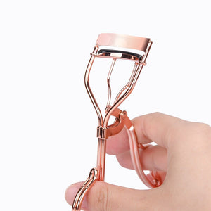 2Pcs/Set  2 in 1 Eyelash Curler Eyelash Tweezers Natural Curling Lashes Accessories Beauty Makeup Tools Set