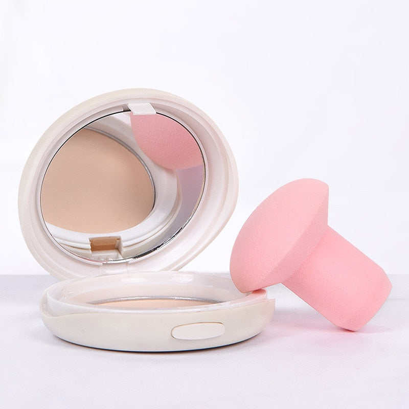 2Pcs/set Makeup Beauty Sponge Foundation Cosmetic Puff Smooth Face Contour Concealer Powder Make Up Tool