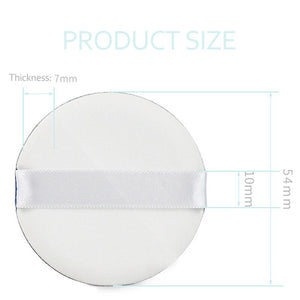 2pcs Smooth Cosmetic Puff Facial Powder Puff Soft Makeup Foundation Sponge Cosmetic Air Cushion Pad Beauty Tool