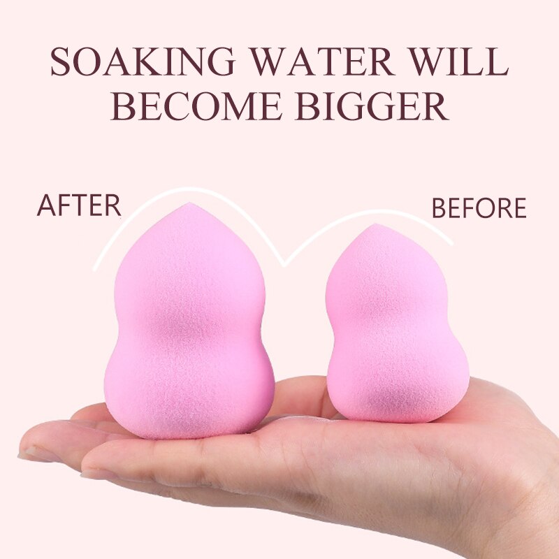 3Pcs/Set Beauty Make Up Sponge Face Foundation Powder Cream Blending Sponges Puff Soft Cosmetic Tools Make Up Accessories