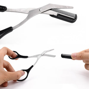 3Pcs/Set Professional Eyebrow Trimming Tool Set Stainless Steel Eyebrow Tweezer Scissors Cosmetic Makeup Set