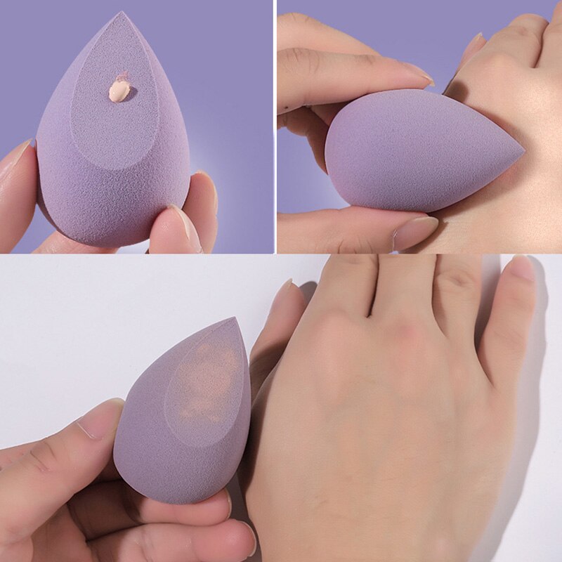 4Pcs/Set Makeup Sponge Professional Cosmetic Puff Multiple sizes For Foundation Concealer Cream Make Up Soft Water Sponge Puff