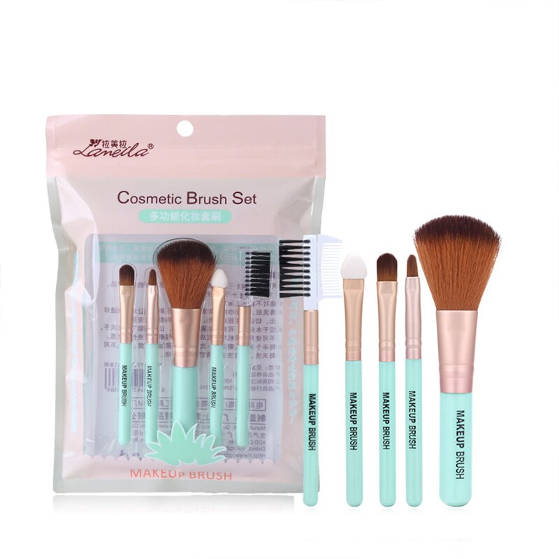 5Pcs/Set Multifunctional Makeup Brushes Set Blush Eyebrow Eyelash Eye Shadow Brush Foundation Cosmetic Makeup Tools Accessories