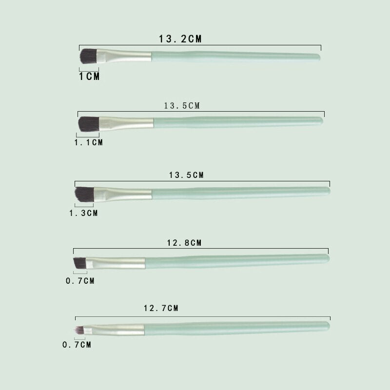 5Pcs/Set Soft Eyeshadow Brush Makeup Brush Tool Lip Brush Eyebrow brush Makeup Tools