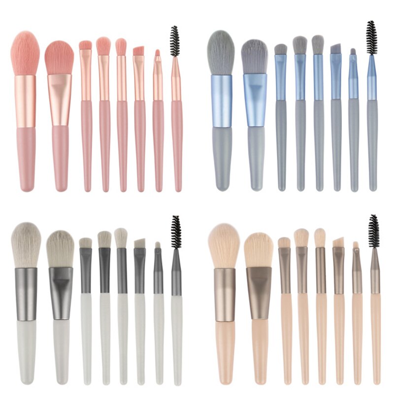 8Pcs/Set Make Up Brushes Multifunctional Makeup Brush Concealer Eyeshadow Foundation Makeup Brush Set Tool