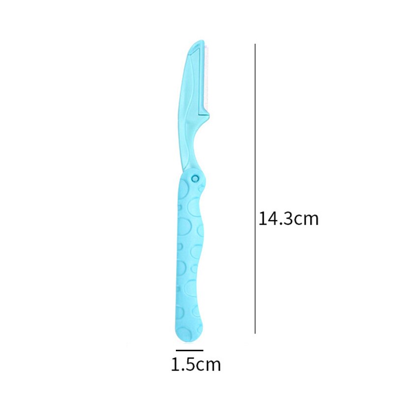 Colorful Eyebrow Trimmer Makeup Knife Eyebrow Blades Face Hair Removal Safe Scraper Shaver Makeup Beauty Tools