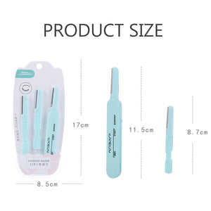 Eyebrow Trimmer Face Razor Eyebrow Portable Blades Shaver Knife Hair Remover Set Makeup Eyebrow Profiler Tools