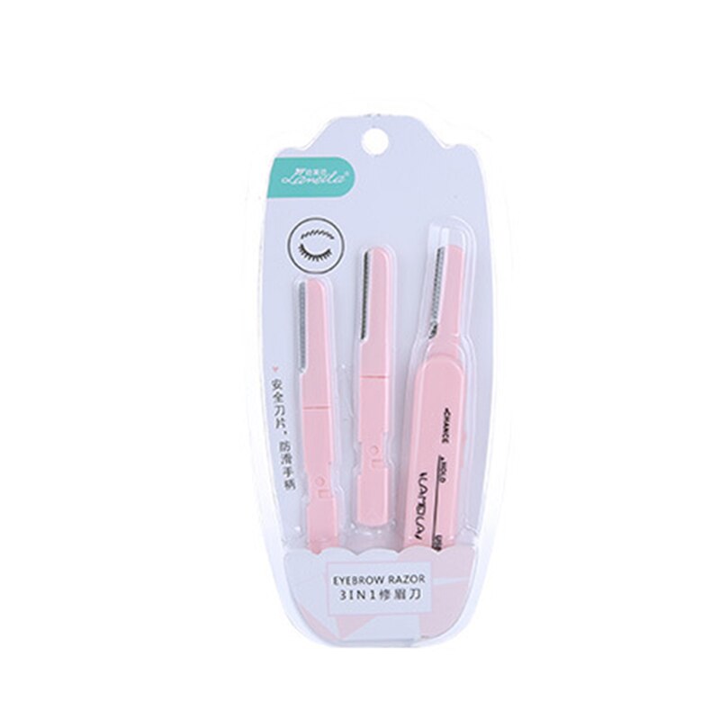 Eyebrow Trimmer Face Razor Eyebrow Portable Blades Shaver Knife Hair Remover Set Makeup Eyebrow Profiler Tools