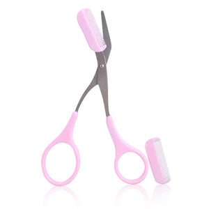 Eyebrow Trimmer Scissors With Comb Remover Makeup Tools Hair Removal Grooming Shaping Shaver Trimmer Eyelash Hair Clips