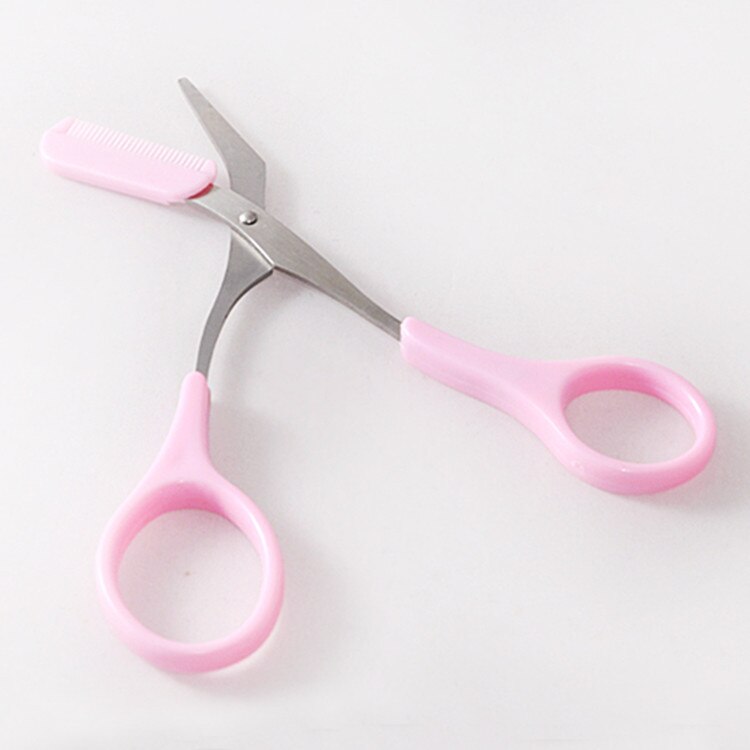 Eyebrow Trimmer Scissors With Comb Remover Makeup Tools Hair Removal Grooming Shaping Shaver Trimmer Eyelash Hair Clips