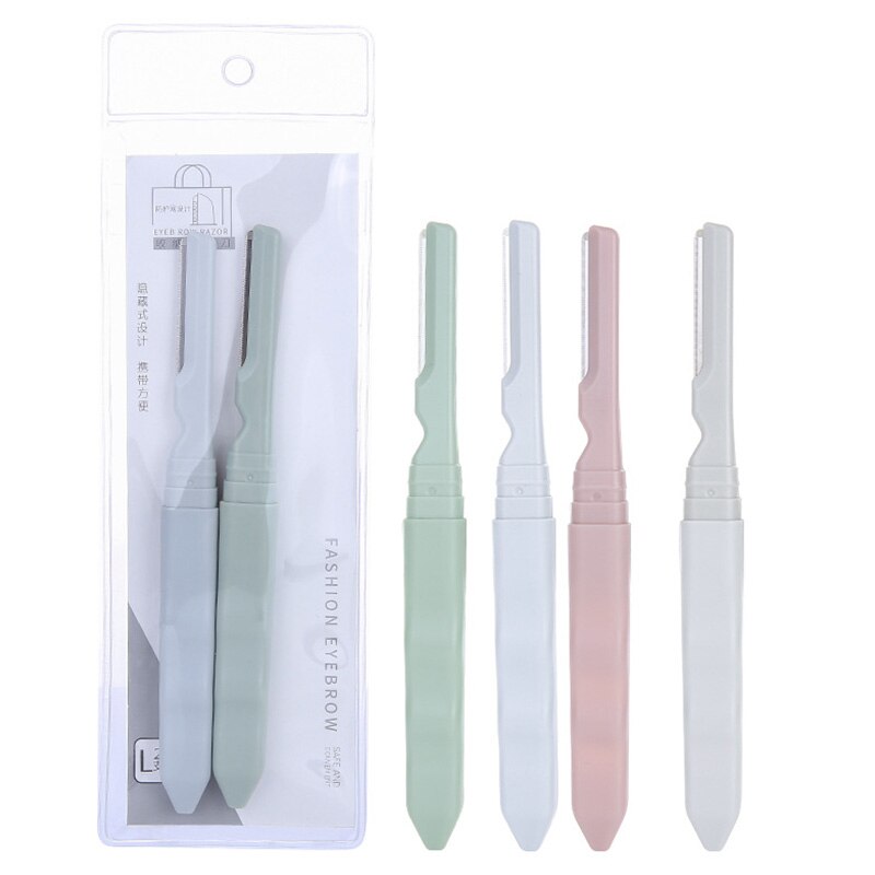 Eyebrow trimmer Facial Face Razor Eyebrow Trimmers Blades Shaver Knife Blade Eye Brow Shaping Hair Remover Tools set