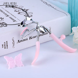 Eyelashes clip stainless steel Tweezers Eye Lash Grips curling eyelash curler Applicator Beauty Makeup Cosmetic Tool