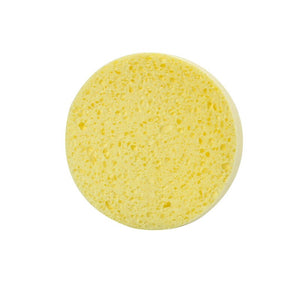 Face Round Makeup Remover Tools Natural Wood Pulp Sponge Cellulose Compress Cosmetic Puff Facial Washing Sponge