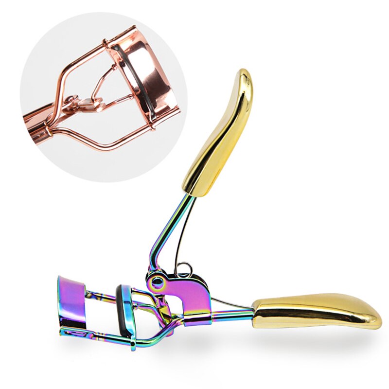 Proffessional Handle Eyelash Curler Clip Rose Gold Eye Curling Beauty Makeup Eyelash Curly Tool Cosmetic Accessories
