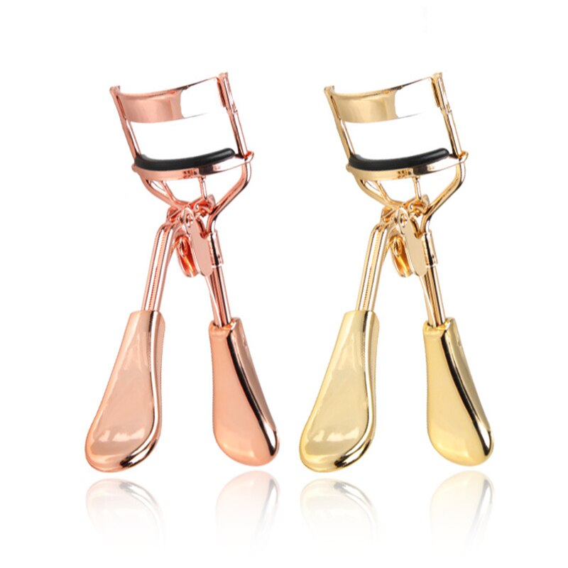 Proffessional Handle Eyelash Curler Clip Rose Gold Eye Curling Beauty Makeup Eyelash Curly Tool Cosmetic Accessories